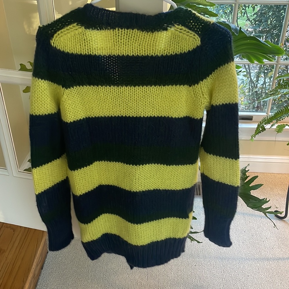 🌿Girls Juicy Couture Navy, Hunter Green, Yellow cardigan sweater, size 14🌿 - Picture 4 of 4